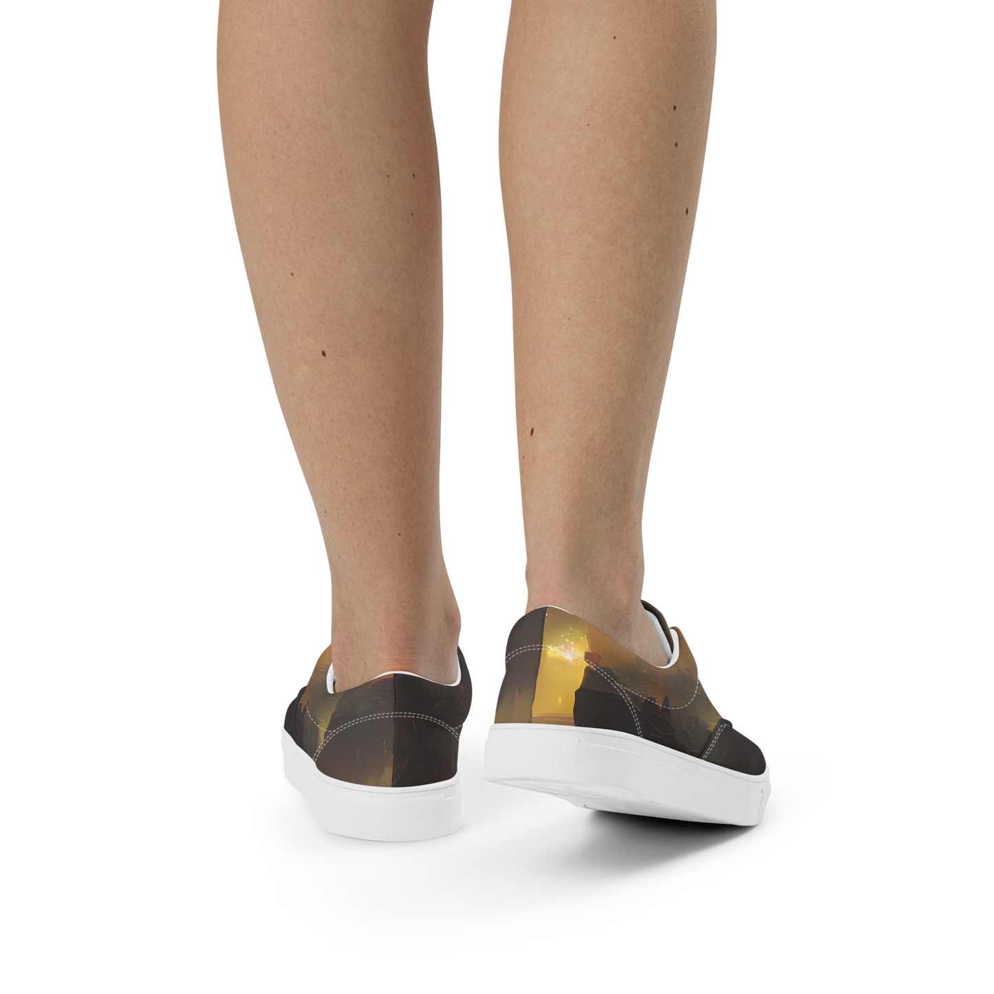 Women's Lace-Up Canvas Shoes - Solar Torrent