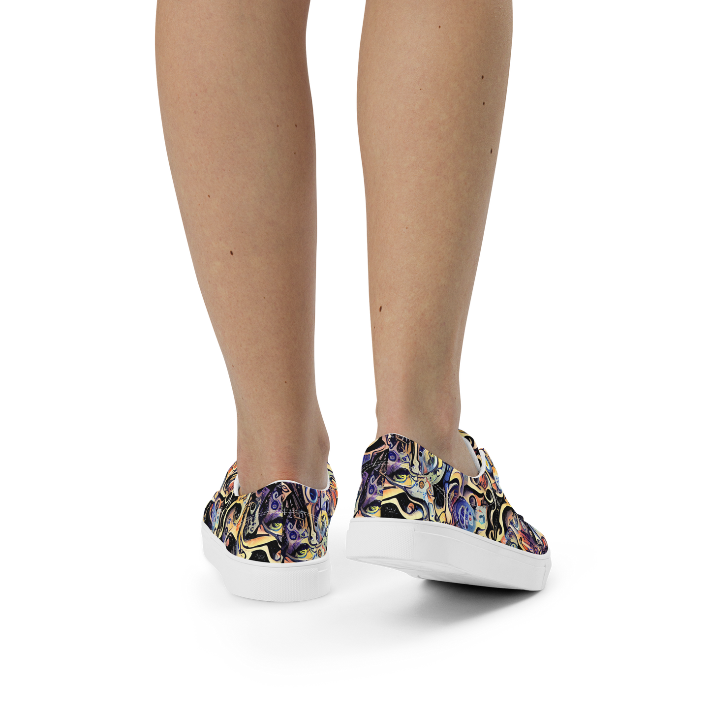 Women's Lace-Up Canvas Shoes - Grosz Galaxy