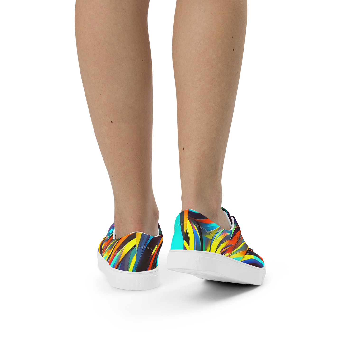 Women's Lace-Up Canvas Shoes - Cyber Surge