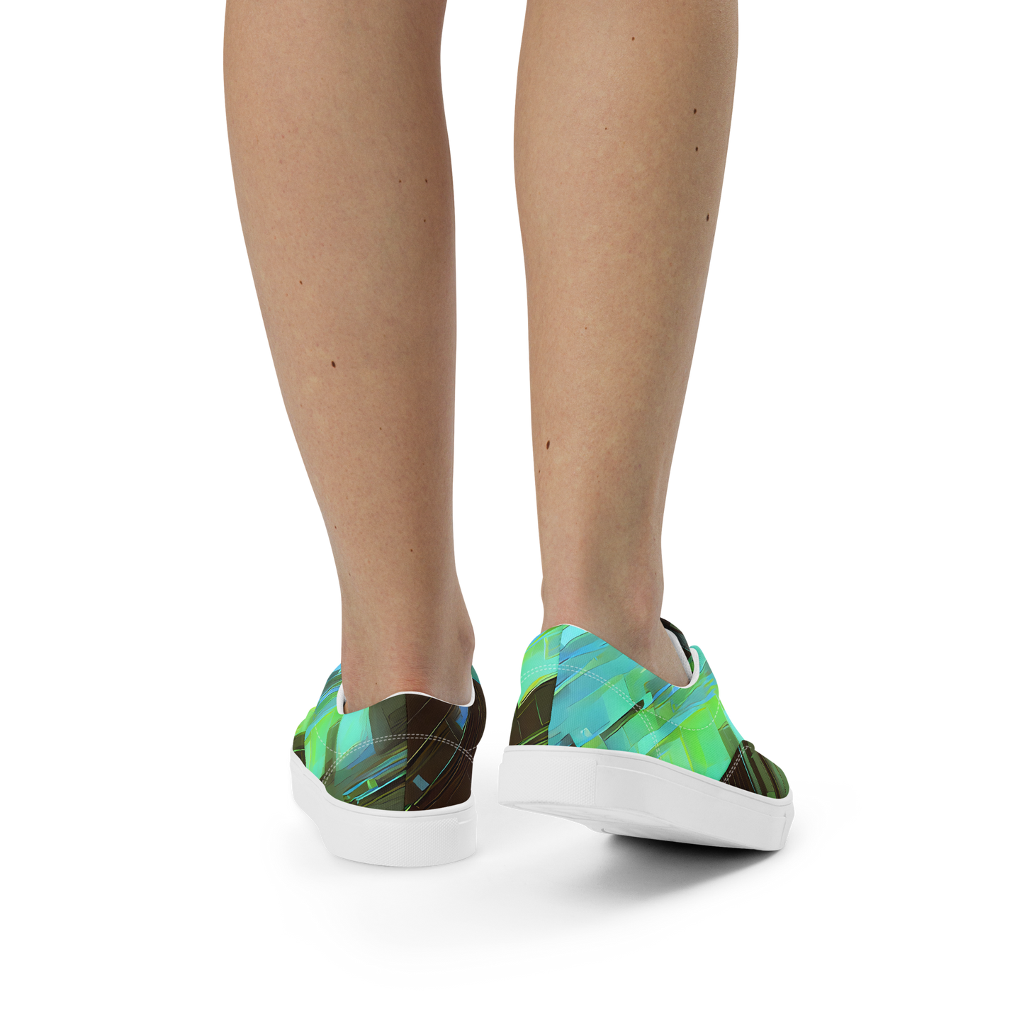 Women's Lace-Up Canvas Shoes - Cyber Shard