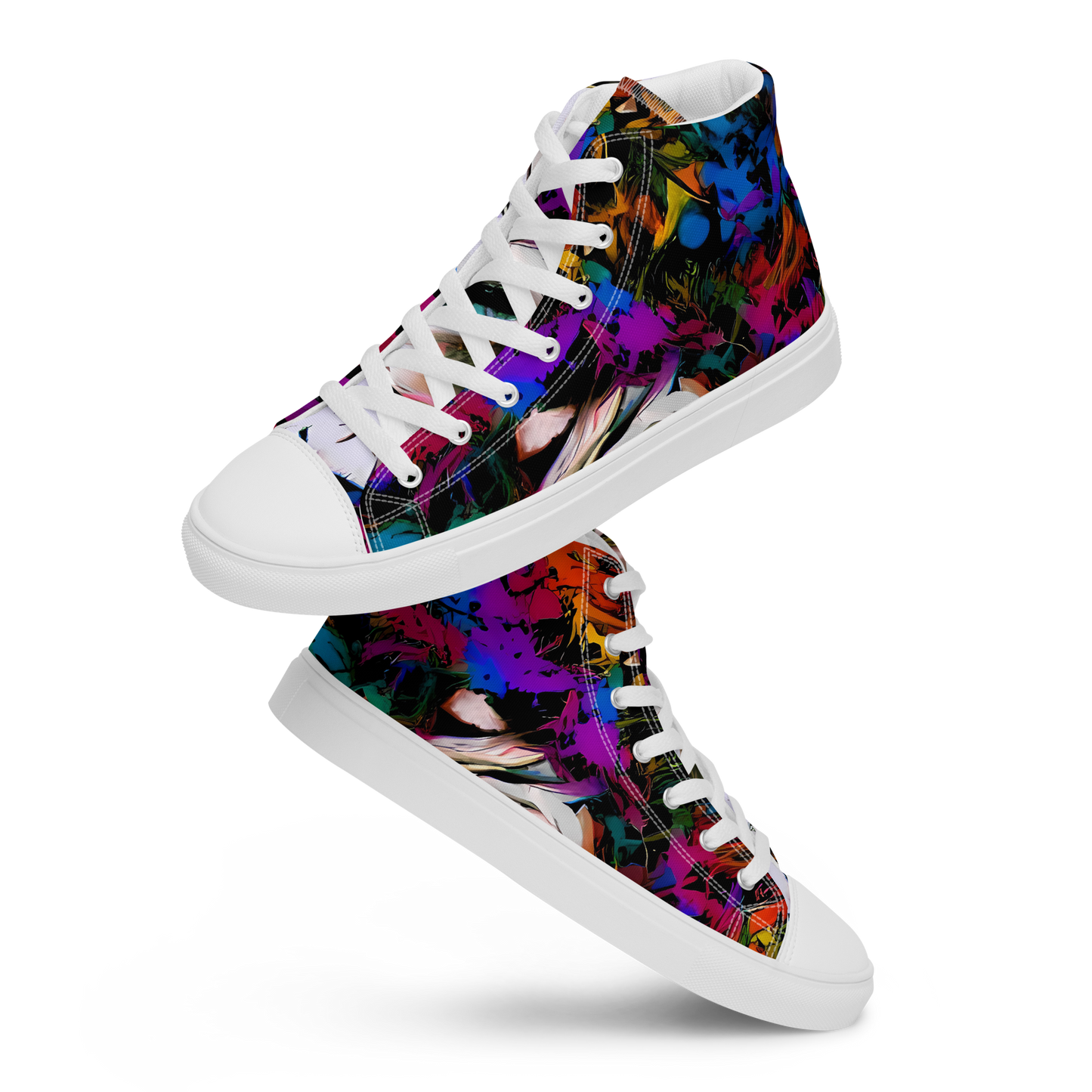 Women's High Top Canvas Shoes - Sultry Smoke