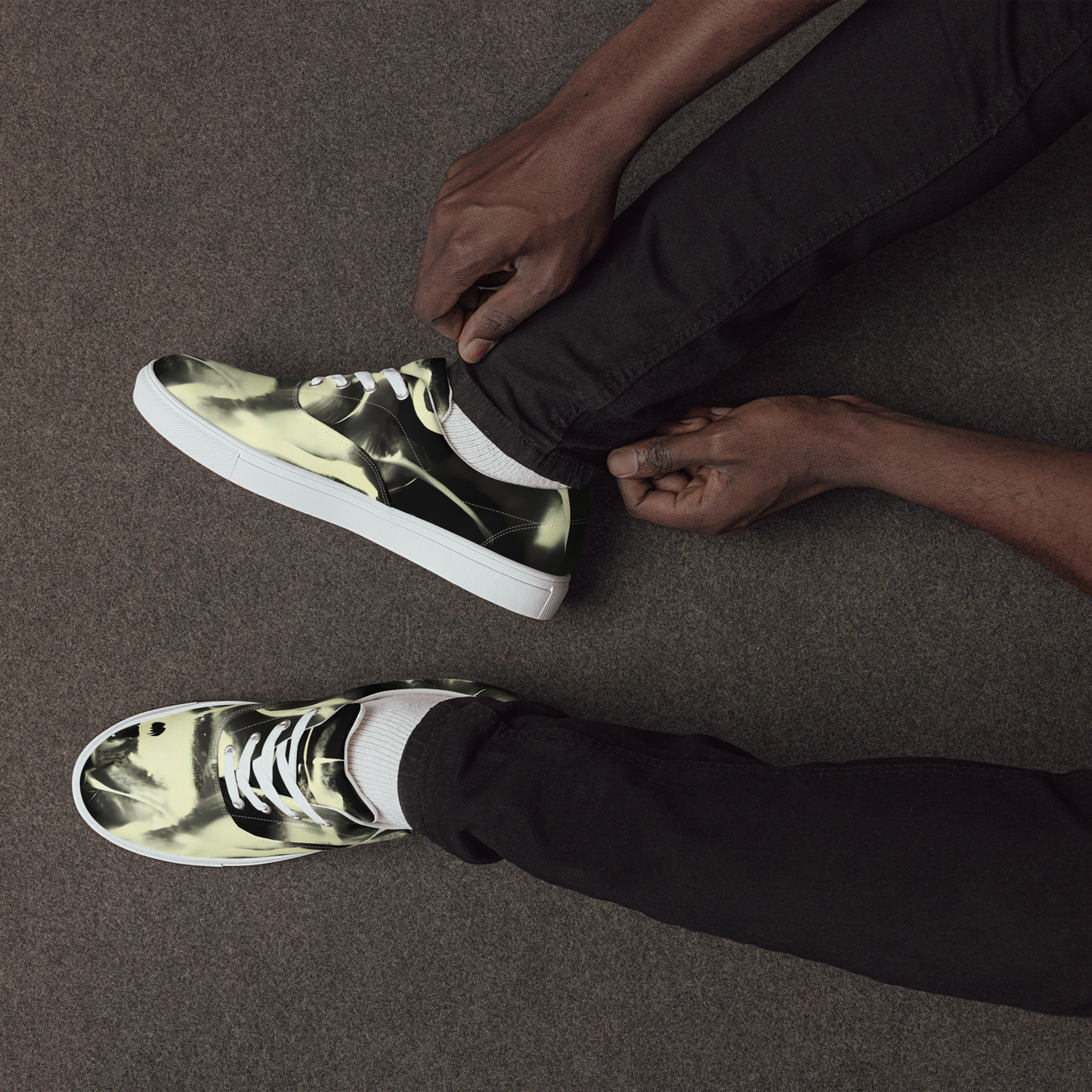 Men's Lace-Up Canvas Shoes - Visionary Flux