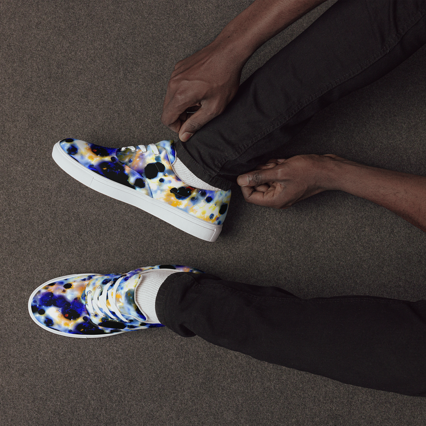 Men's Lace-Up Canvas Shoes - Tarbell Haze