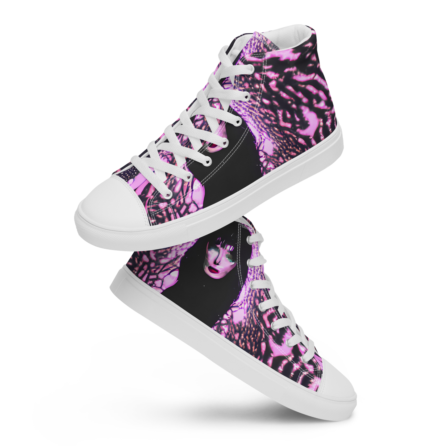 Women's High Top Canvas Shoes - Meryl's Mystery