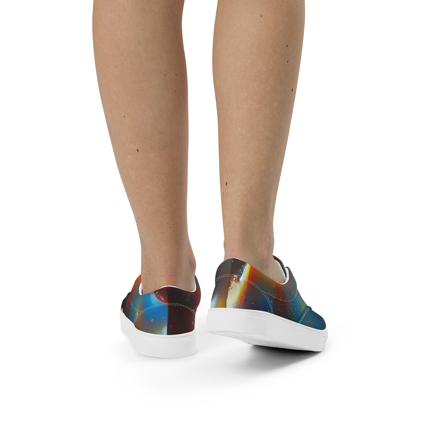 Women's Lace-Up Canvas Shoes - Celestial Vogue