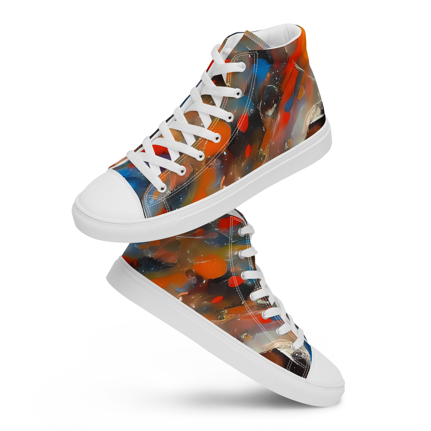 Men's High Top Canvas Shoes - Kohn's Whirl