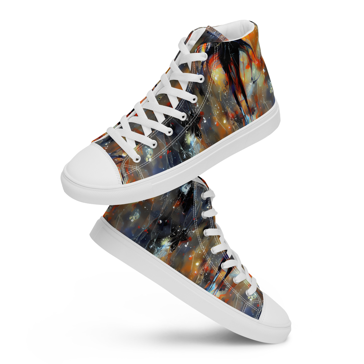 Women's High Top Canvas Shoes - Sidereal Threads