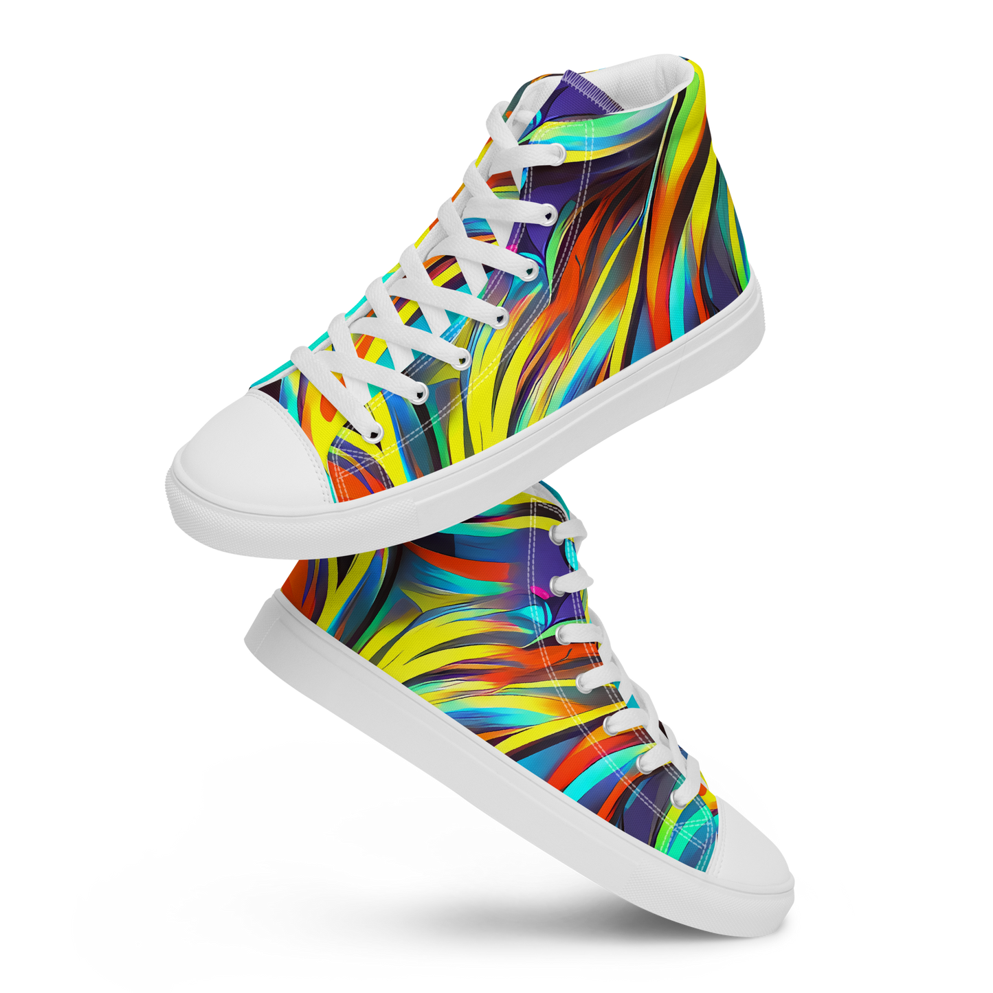 Men's High Top Canvas Shoes - Cyber Surge
