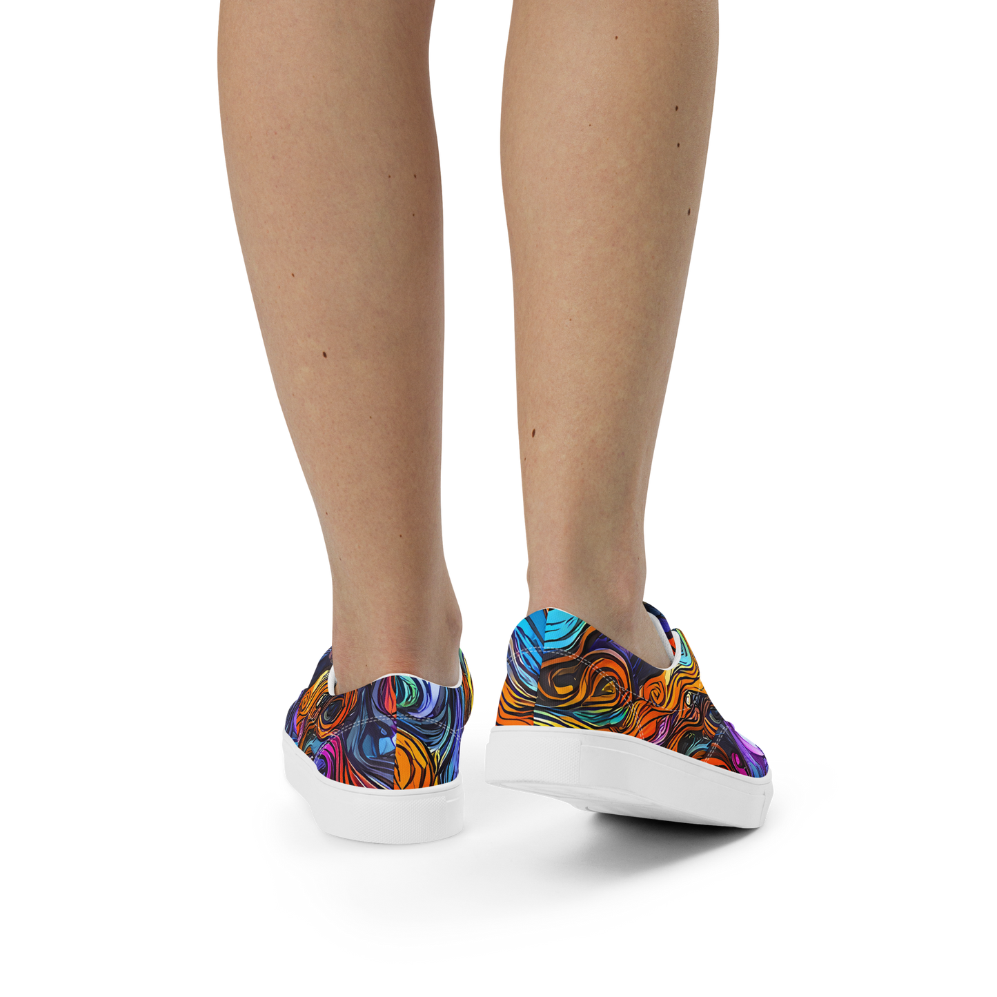 Women's Lace-Up Canvas Shoes - Guiard's Whirl