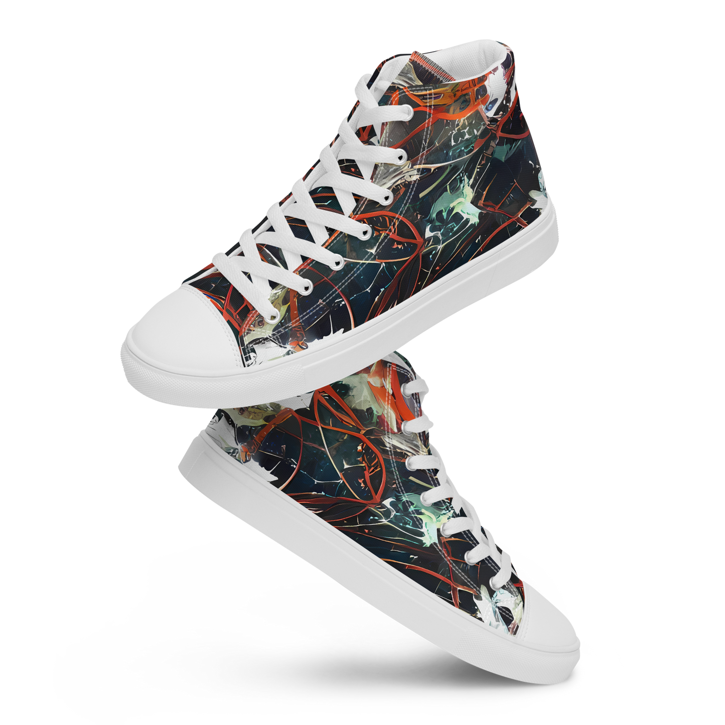 Women's High Top Canvas Shoes - Chaos Canvas