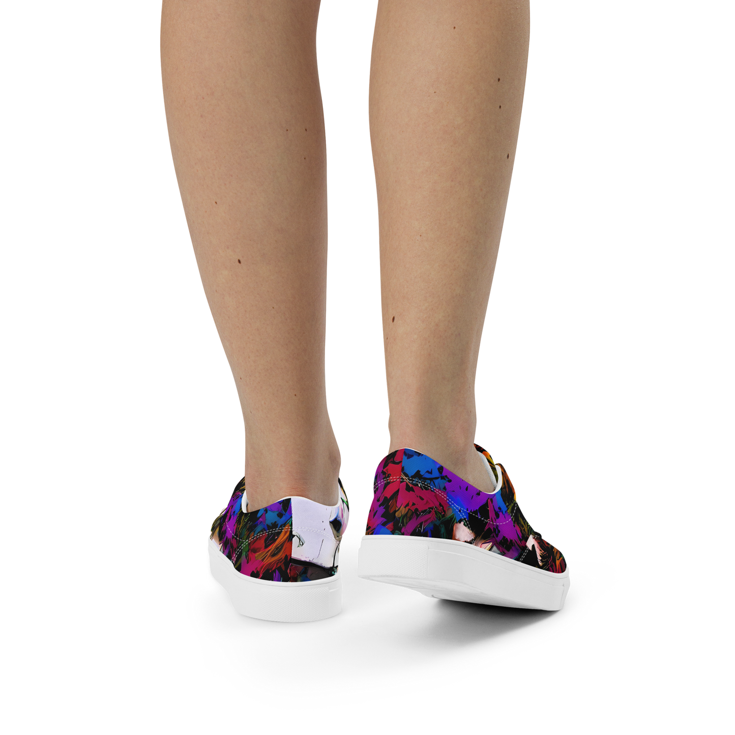 Women's Lace-Up Canvas Shoes - Sultry Smoke