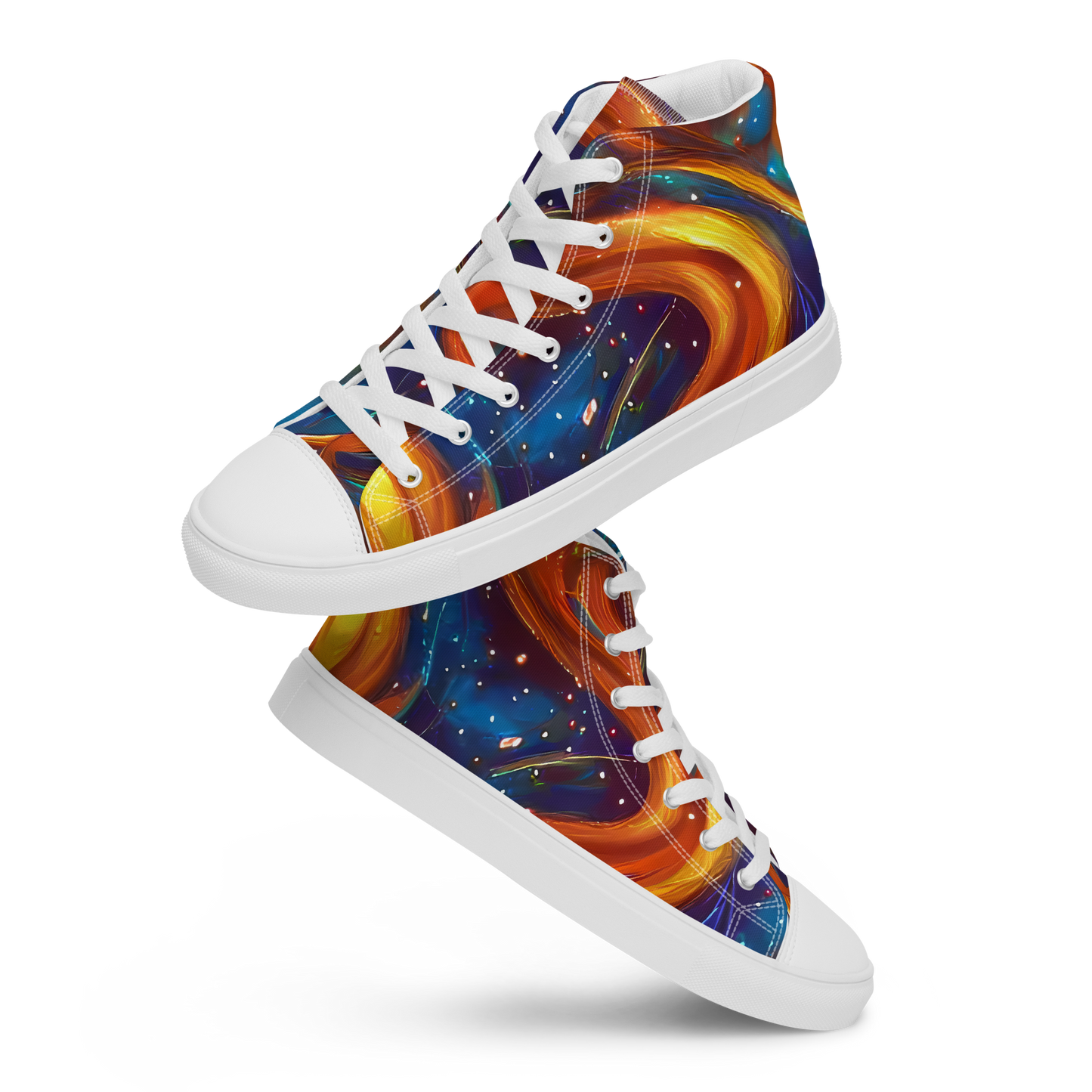 Women's High Top Canvas Shoes - Perez Whirl
