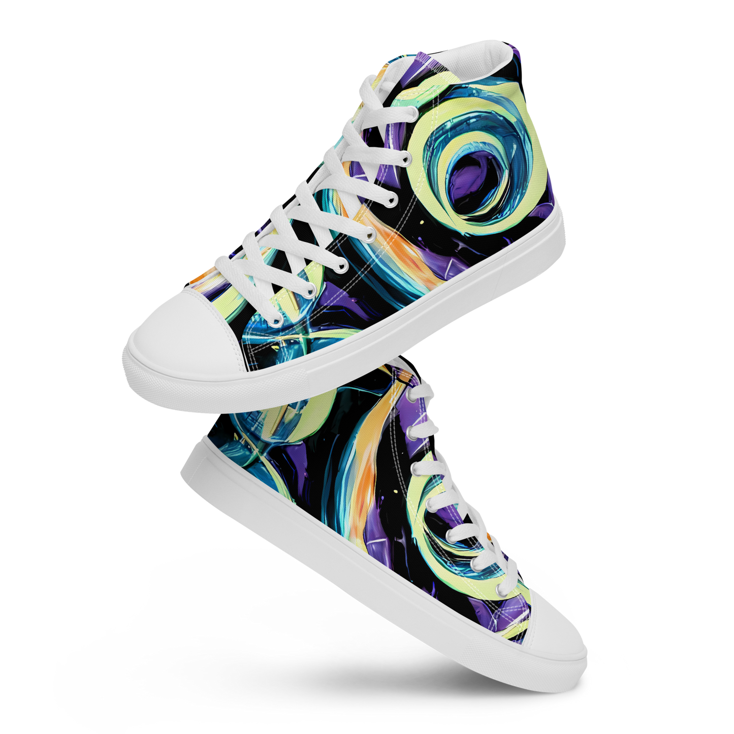 Men's High Top Canvas Shoes - Dorothy's Whirl
