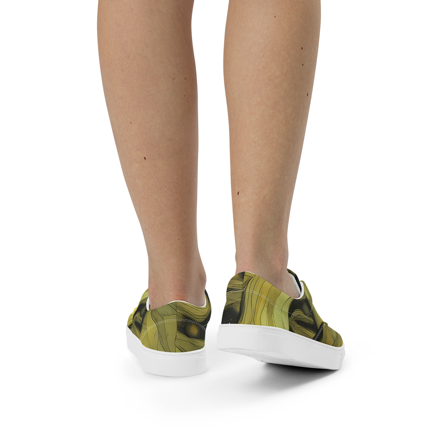 Women's Lace-Up Canvas Shoes - Whispered Breeze