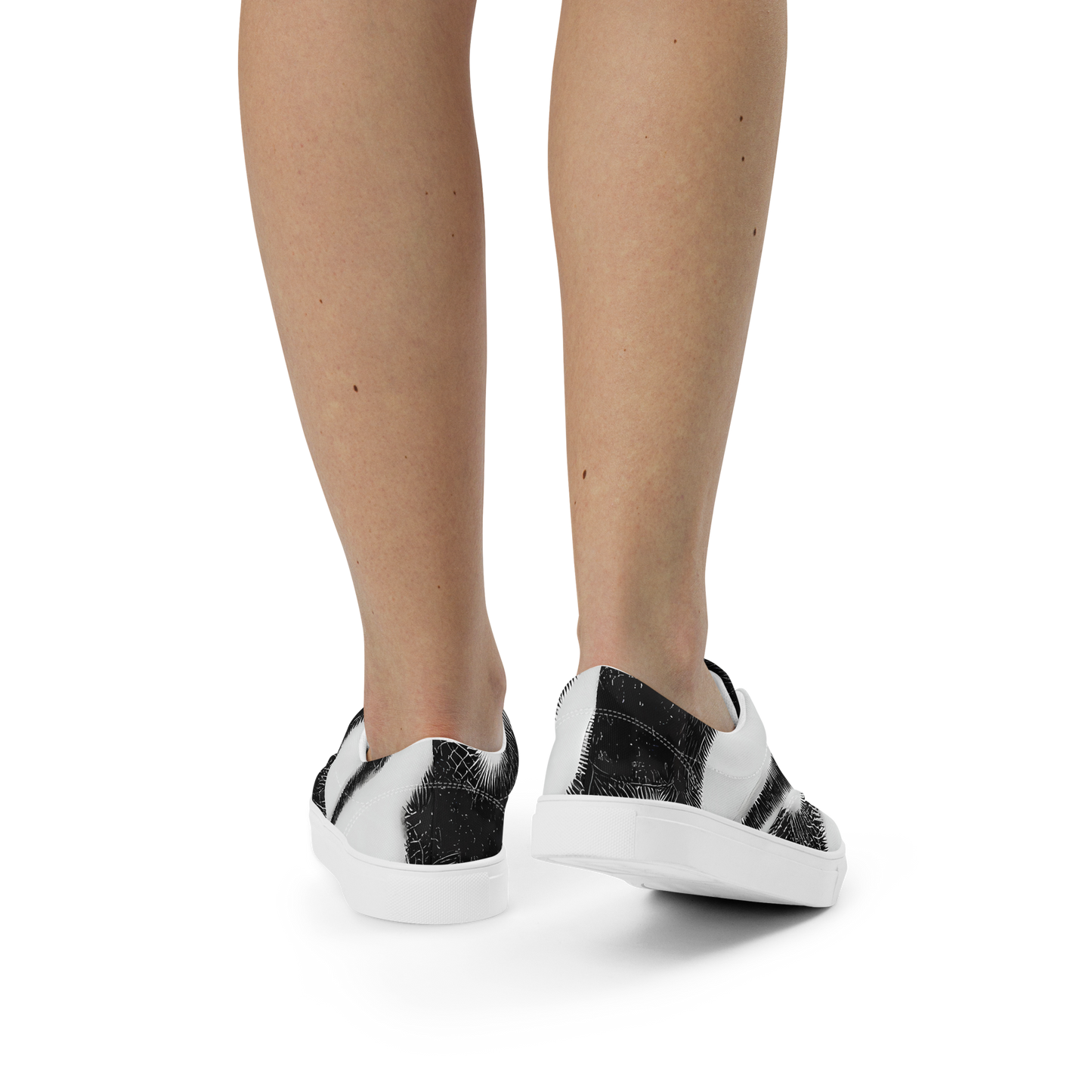 Women's Lace-Up Canvas Shoes - Ray's Illusion