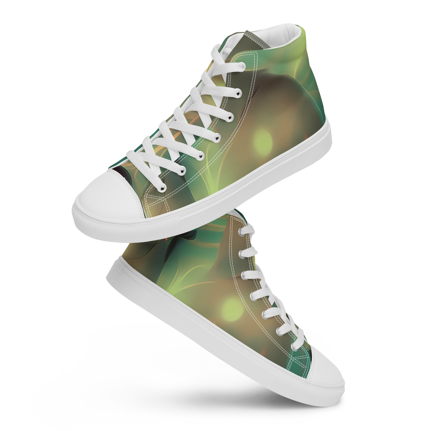 Women's High Top Canvas Shoes - Spectral Whisper