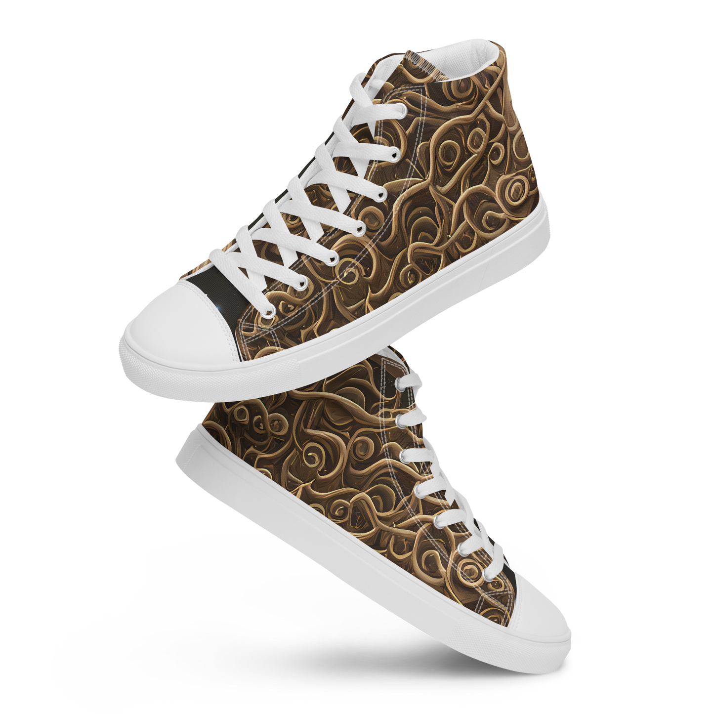 Men's High Top Canvas Shoes - Ether Whorls