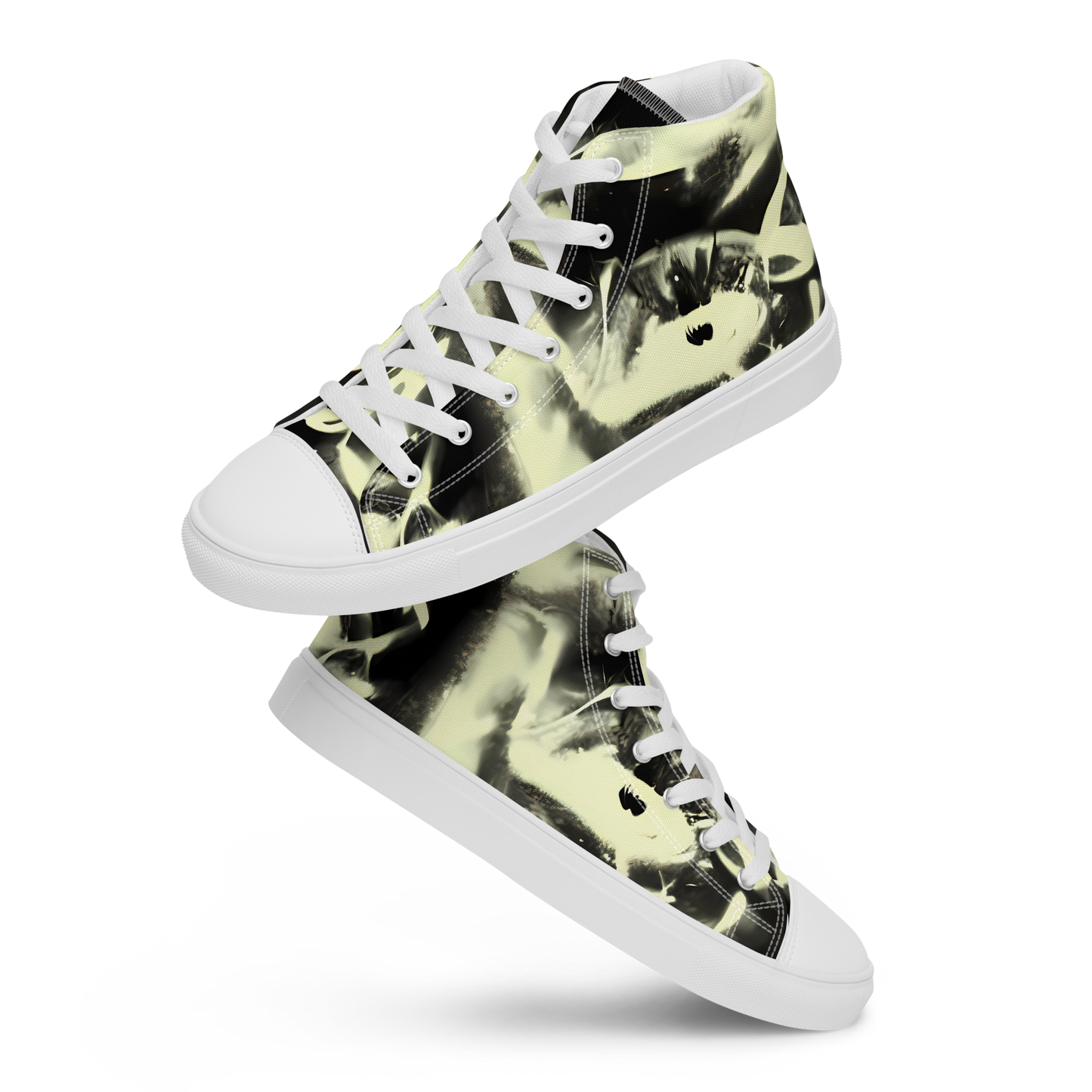 Men's High Top Canvas Shoes - Visionary Flux