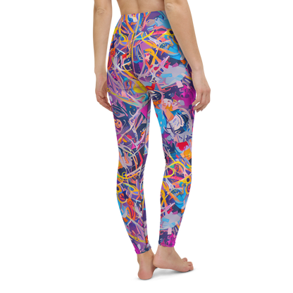 Yoga Leggings - Vibrant Fusion