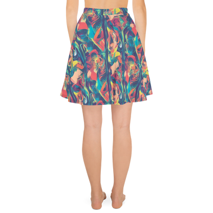 Skater Skirt - Neon Aurora