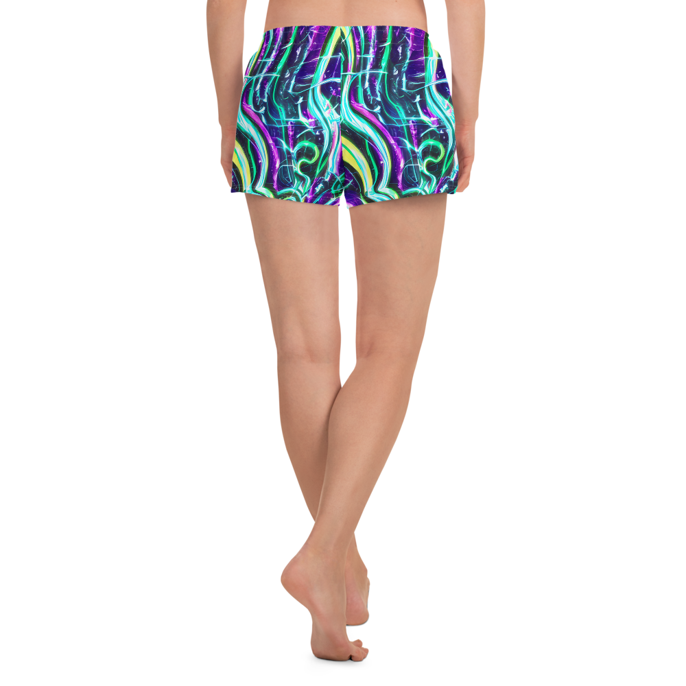 Women’s Athletic Shorts - Quesnel's Vortex