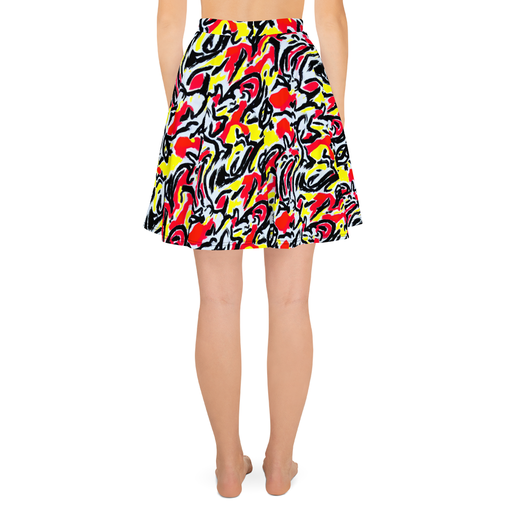 Skater Skirt - Cosmic Brushstrokes