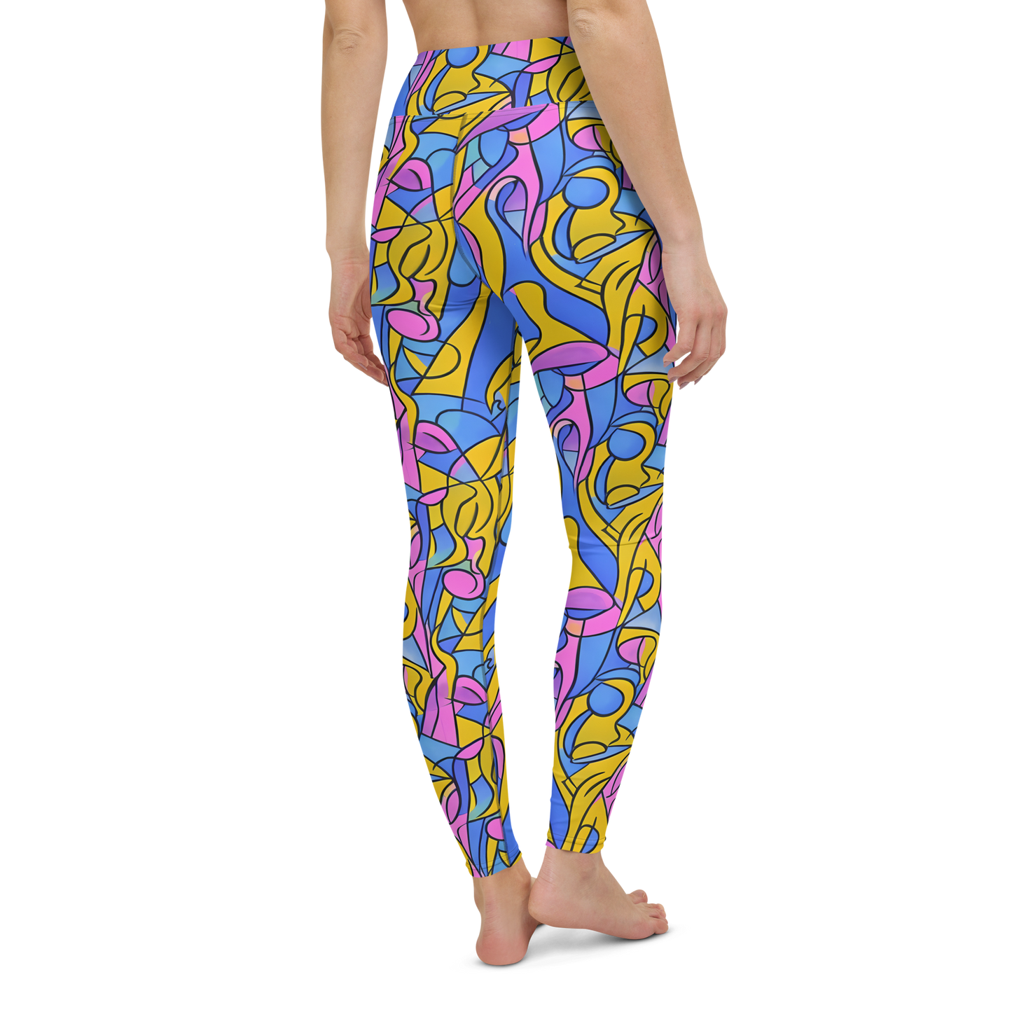 Yoga Leggings - Cosmic Curves