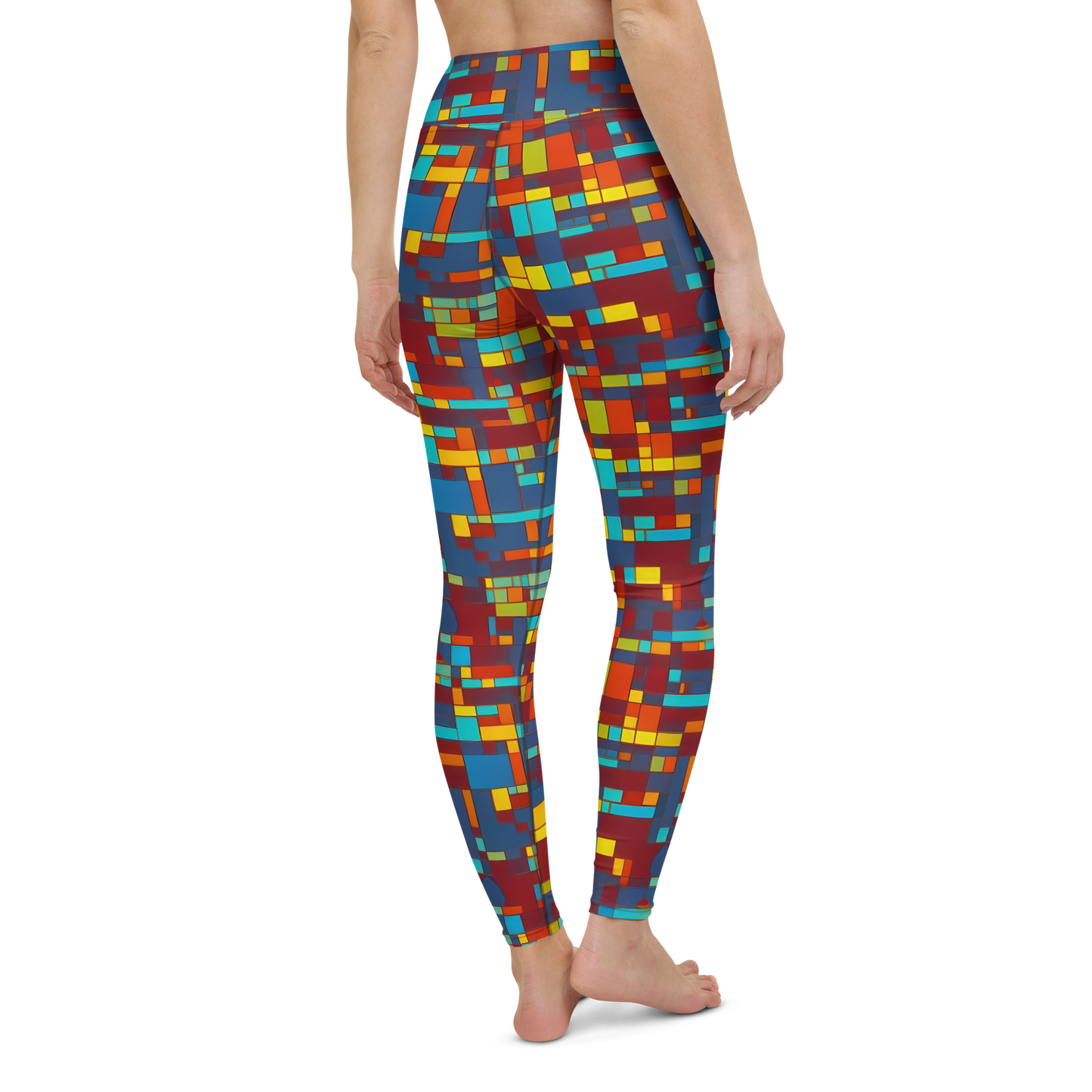 Yoga Leggings - Astral Grid