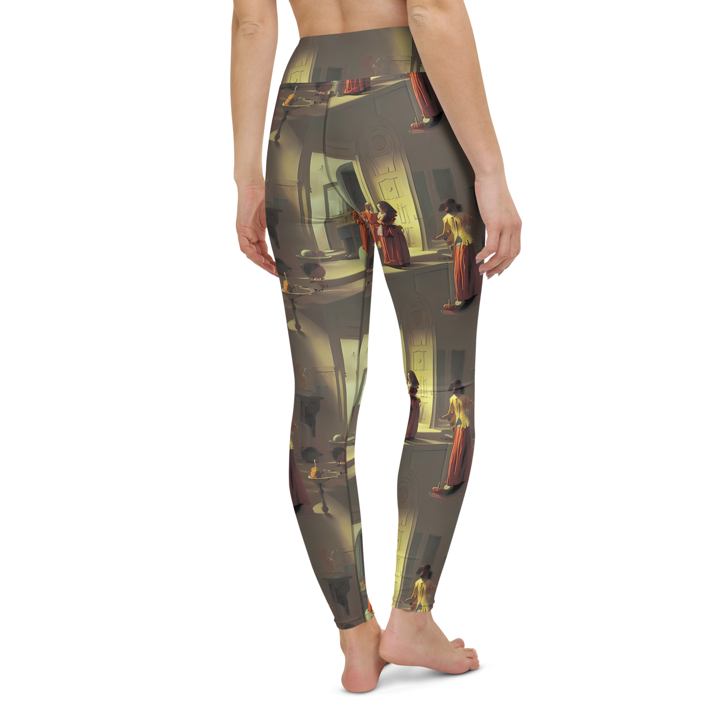 Yoga Leggings - Surreal Shadows