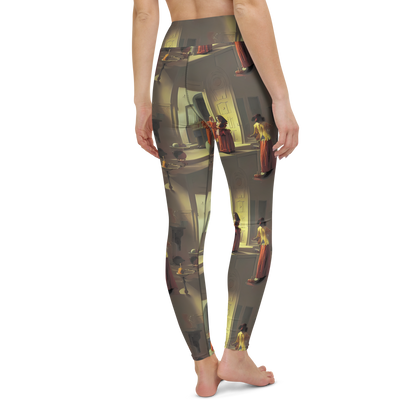 Yoga Leggings - Surreal Shadows