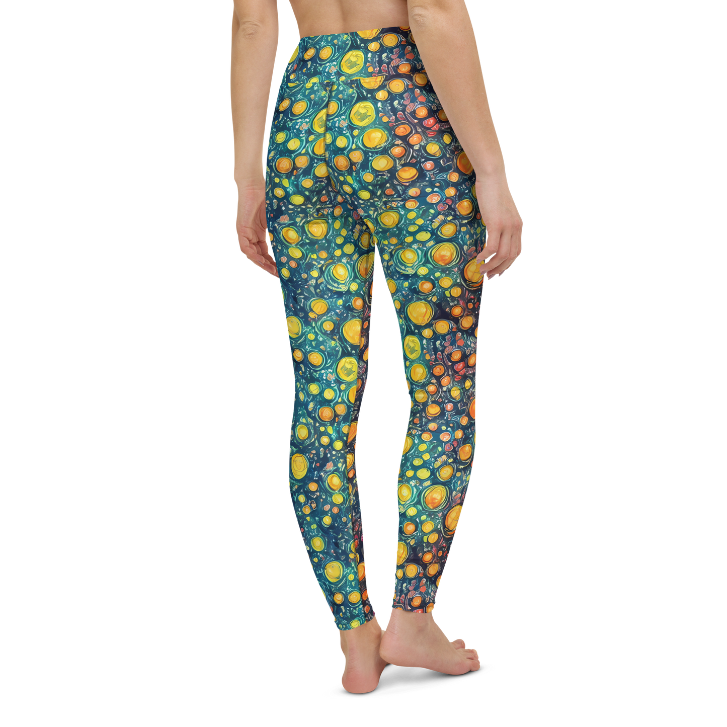 Yoga Leggings - Starry Orbits