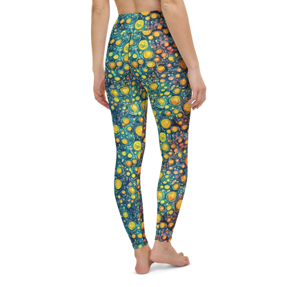 Yoga Leggings - Starry Orbits