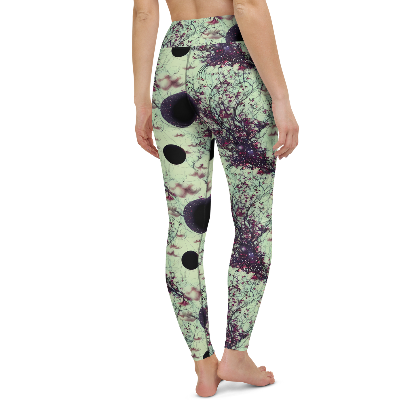 Yoga Leggings - Celestial Bloom