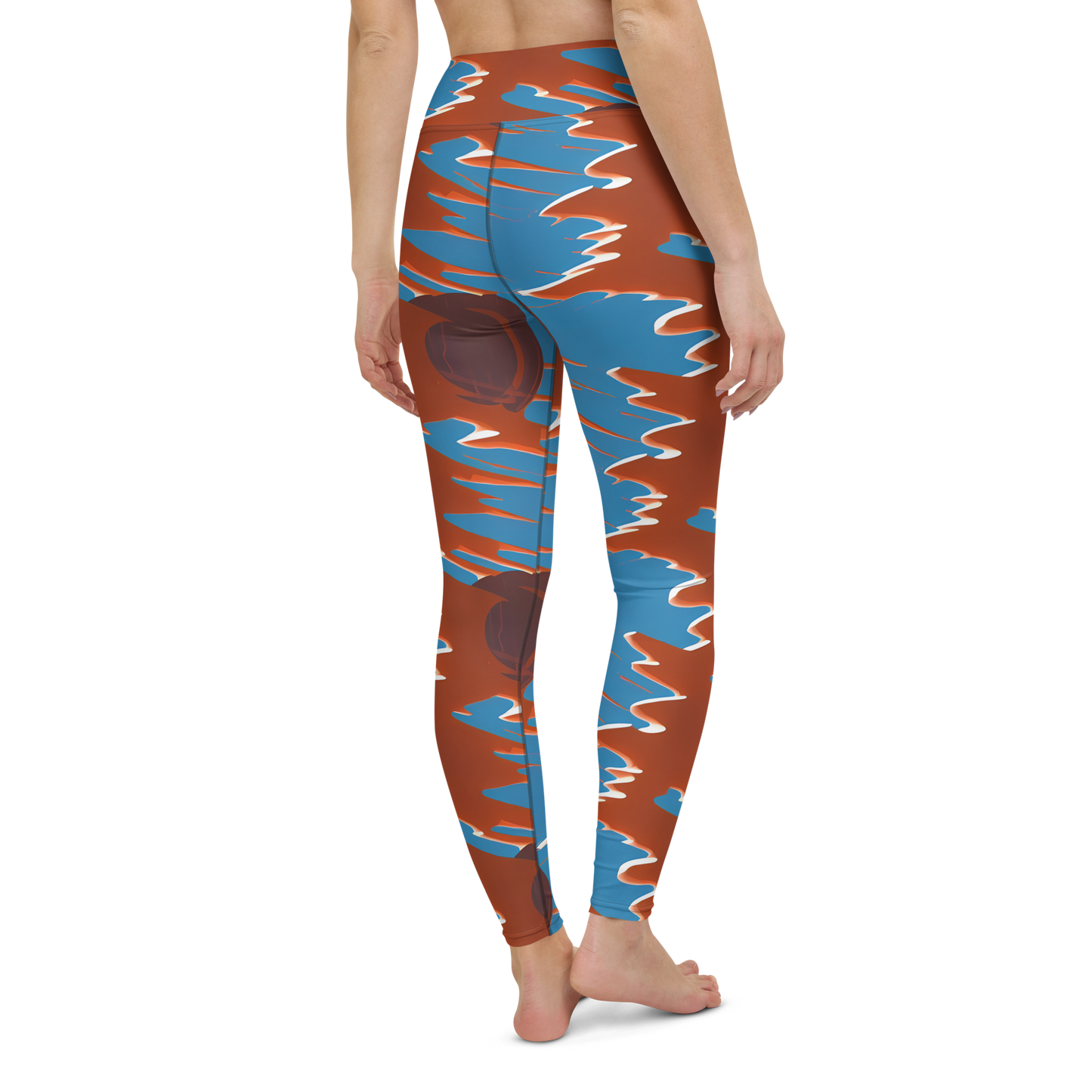 Yoga Leggings - Desert Vortex