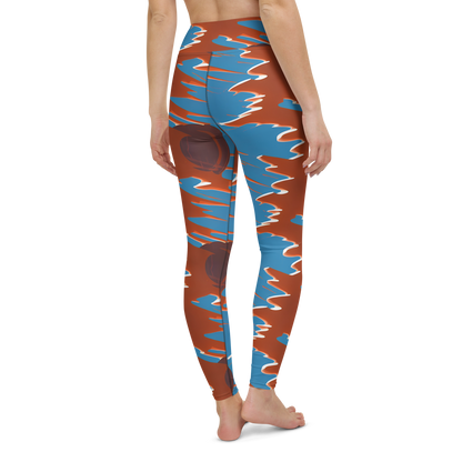 Yoga Leggings - Desert Vortex