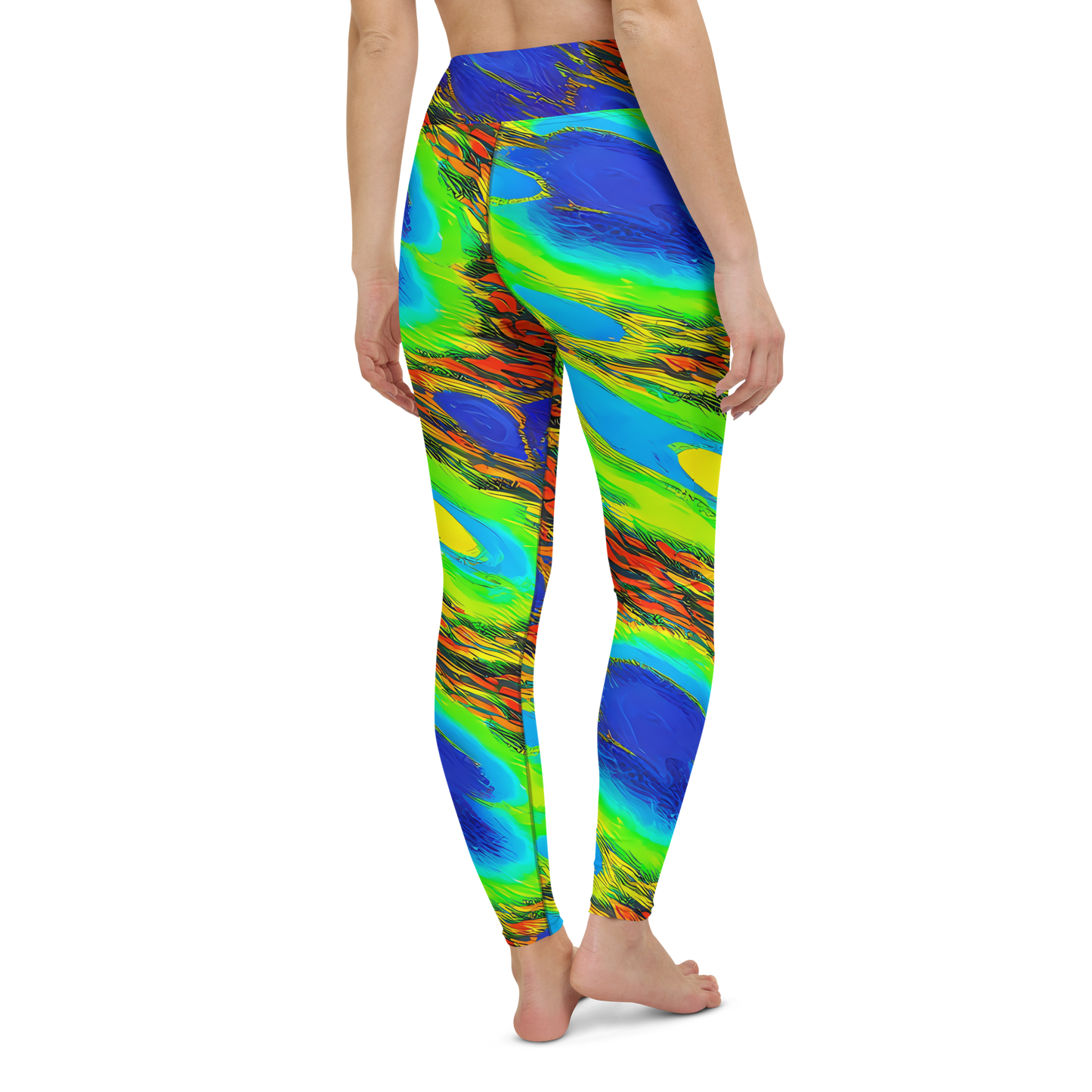 Yoga Leggings - Hodgkin's Blaze