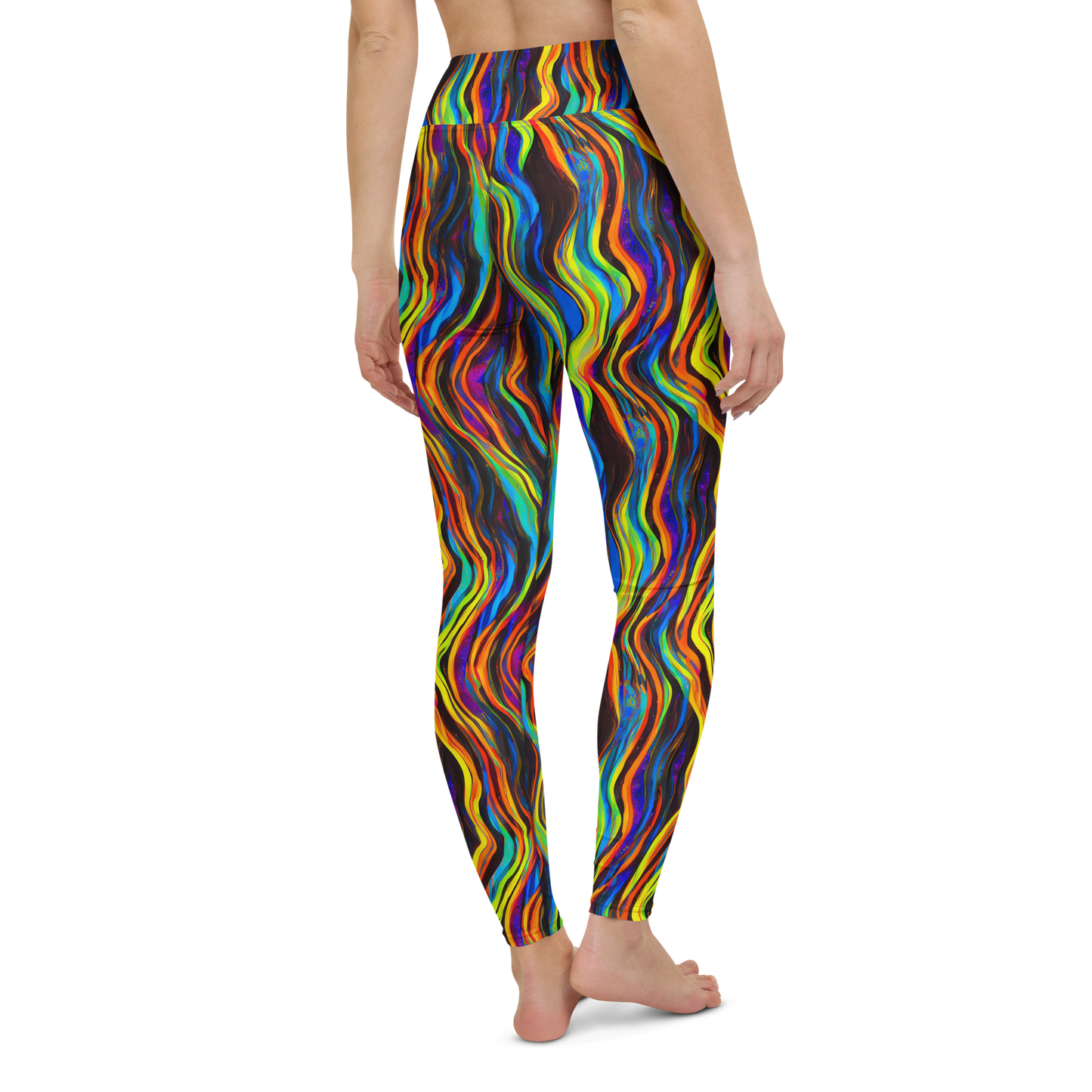 Yoga Leggings - Celestial Waves