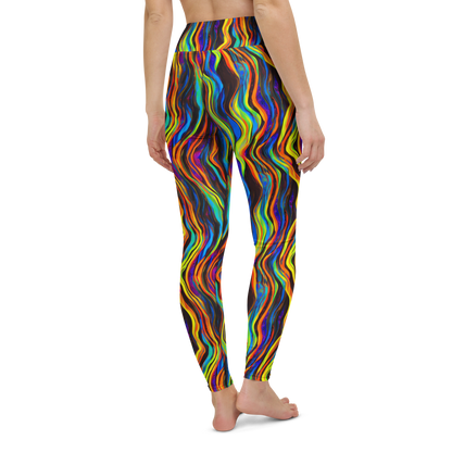 Yoga Leggings - Celestial Waves