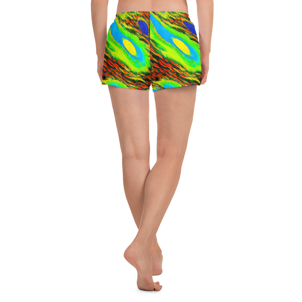 Women’s Athletic Shorts - Hodgkin's Blaze