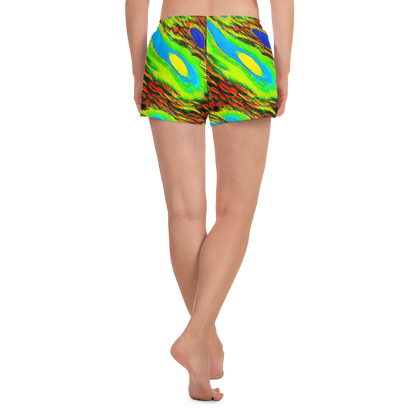 Women’s Athletic Shorts - Hodgkin's Blaze
