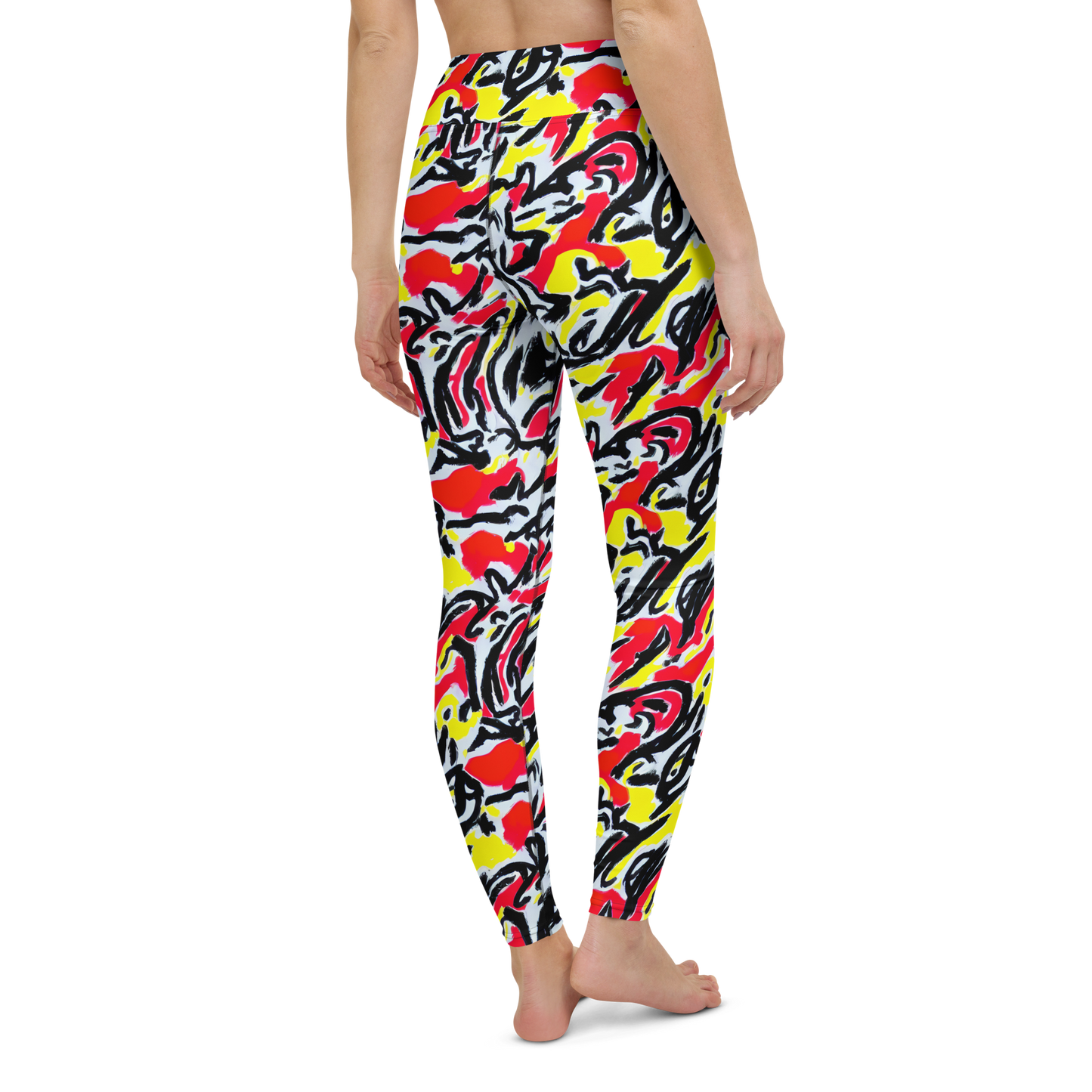 Yoga Leggings - Cosmic Brushstrokes