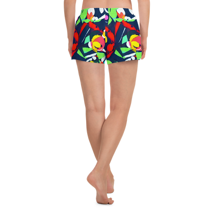 Women’s Athletic Shorts - Chagall's Dream