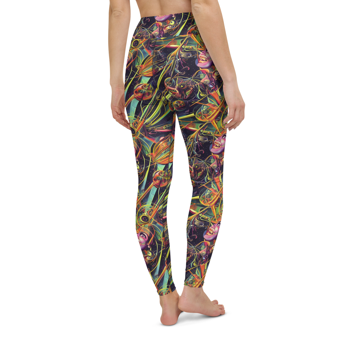 Yoga Leggings - Psychedelic Deep Space