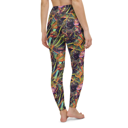 Yoga Leggings - Psychedelic Deep Space