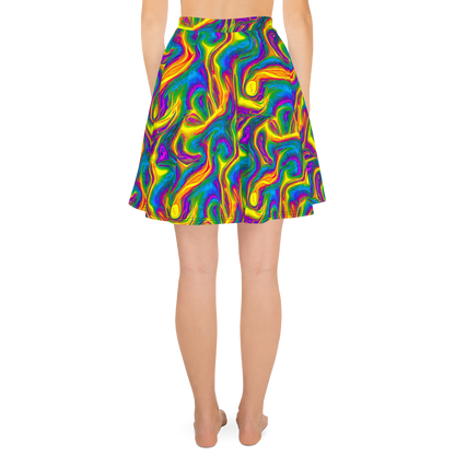 Skater Skirt - Electric Aurora