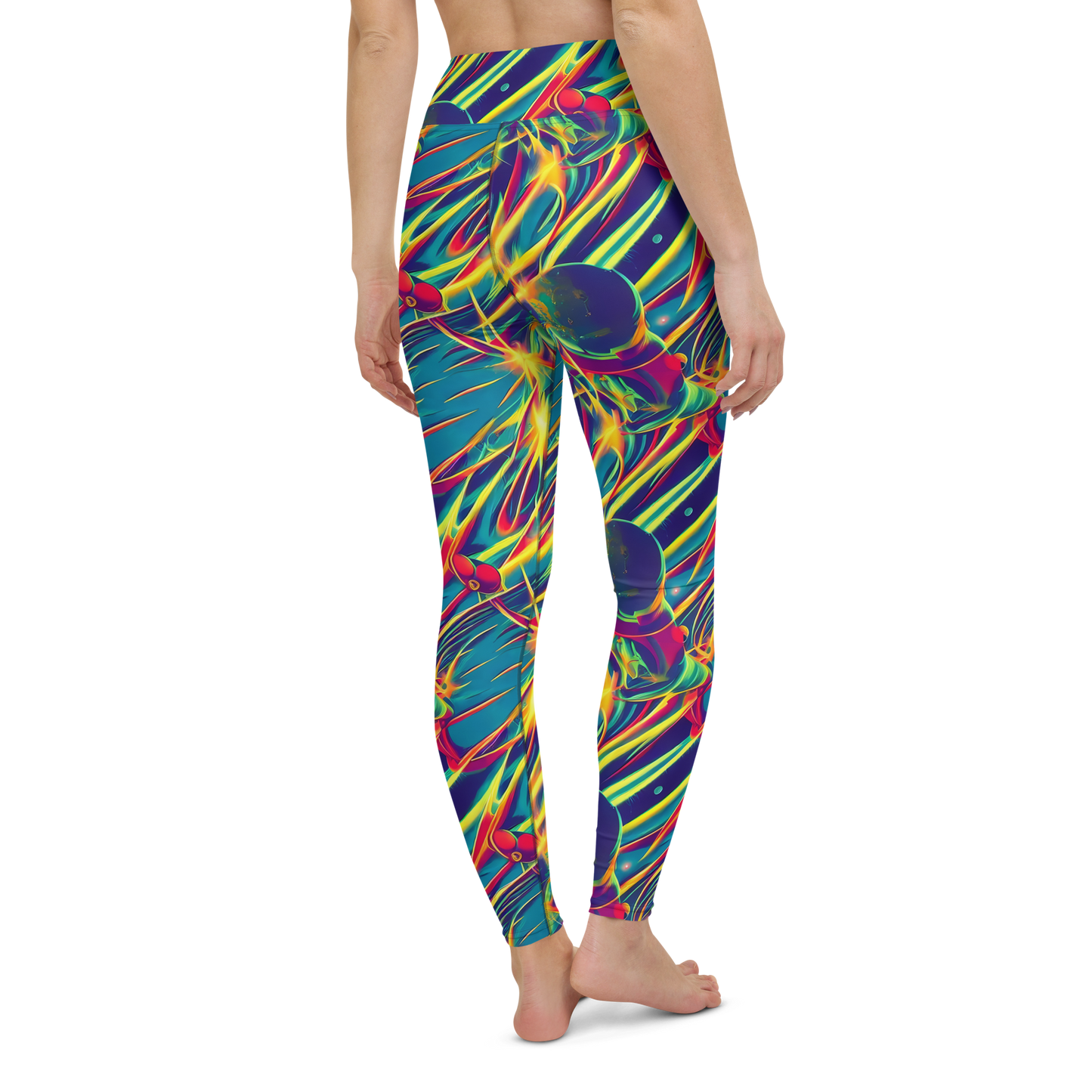 Yoga Leggings - Cosmic Inferno