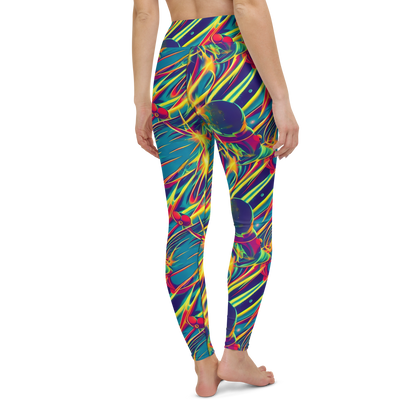 Yoga Leggings - Cosmic Inferno