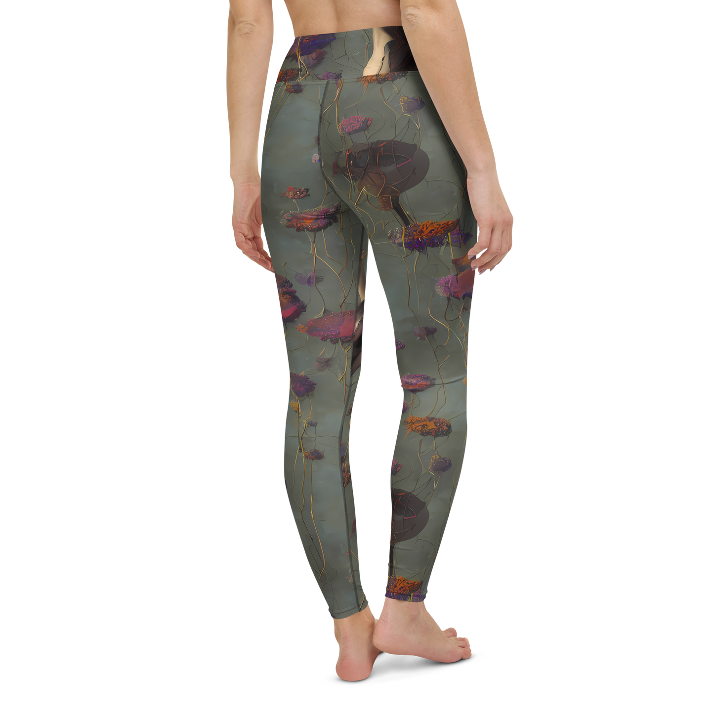 Yoga Leggings - Ethereal Bloom