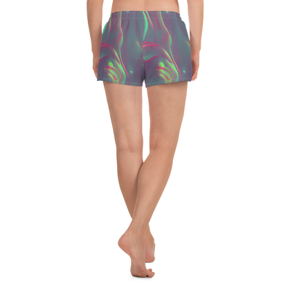 Women’s Athletic Shorts - Neon Whisper