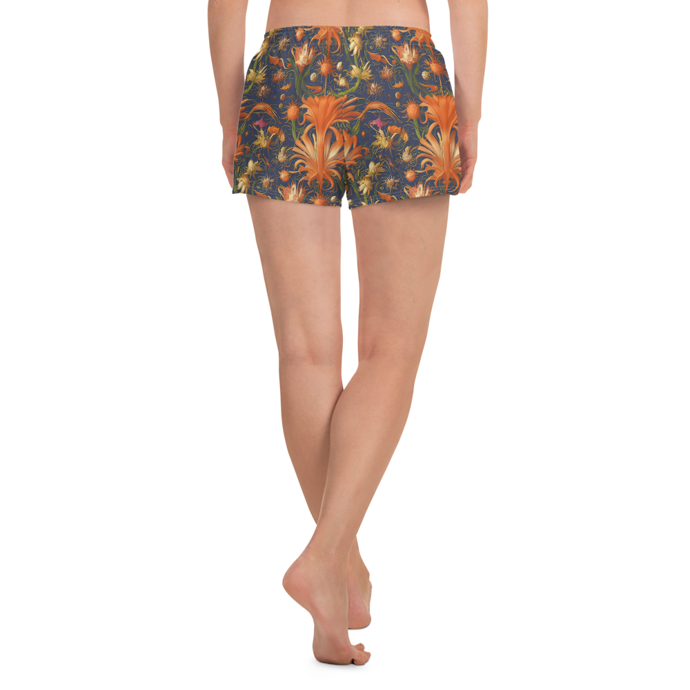 Women’s Athletic Shorts - Stellar Blooms